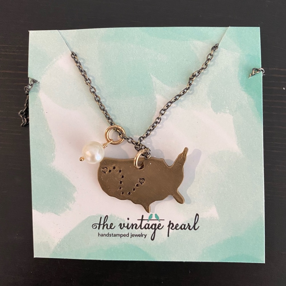 America Heart Necklace